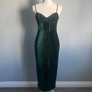 Shades Of Blonde Green Dress